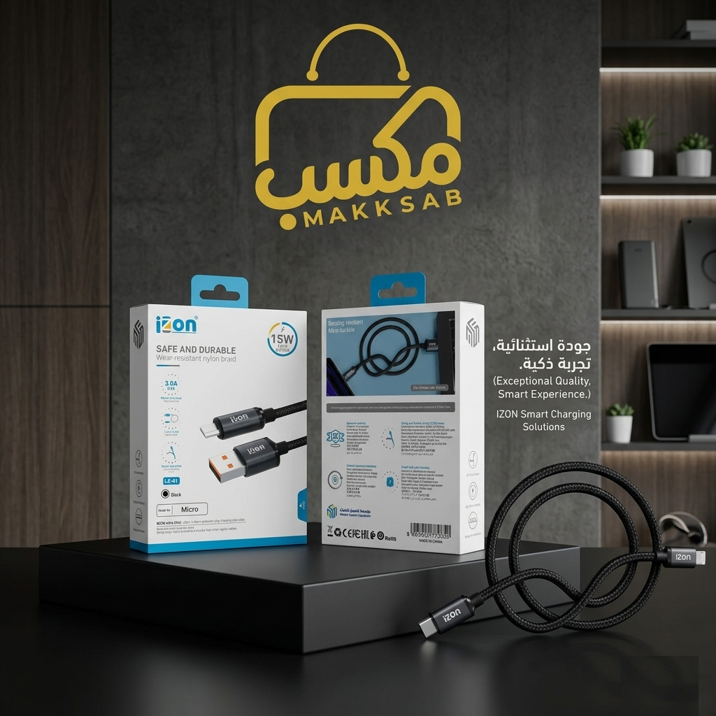 كيبل شحن وبيانات تايب سي - مايكرو فائق السرعة LZ-41