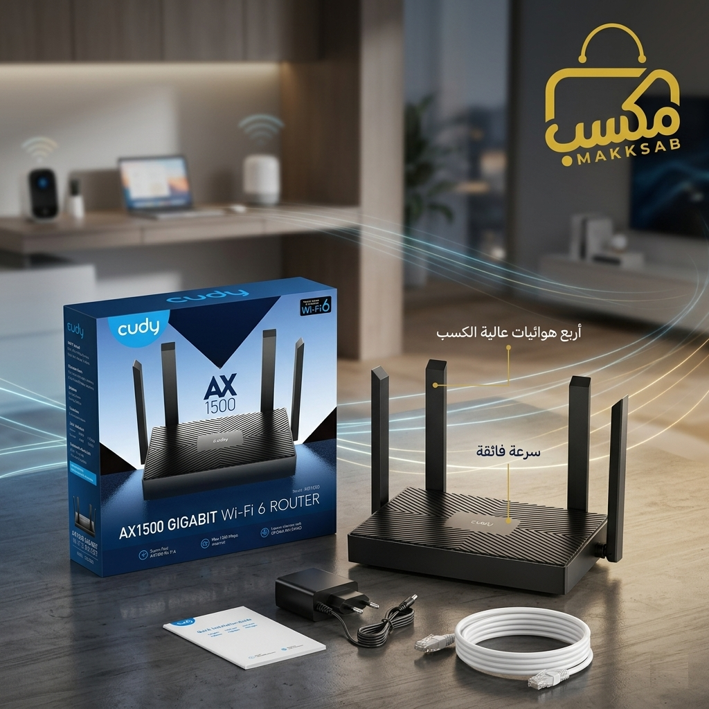 WR1500 AX1500 Gigabit Mesh Wi-Fi 6 Router