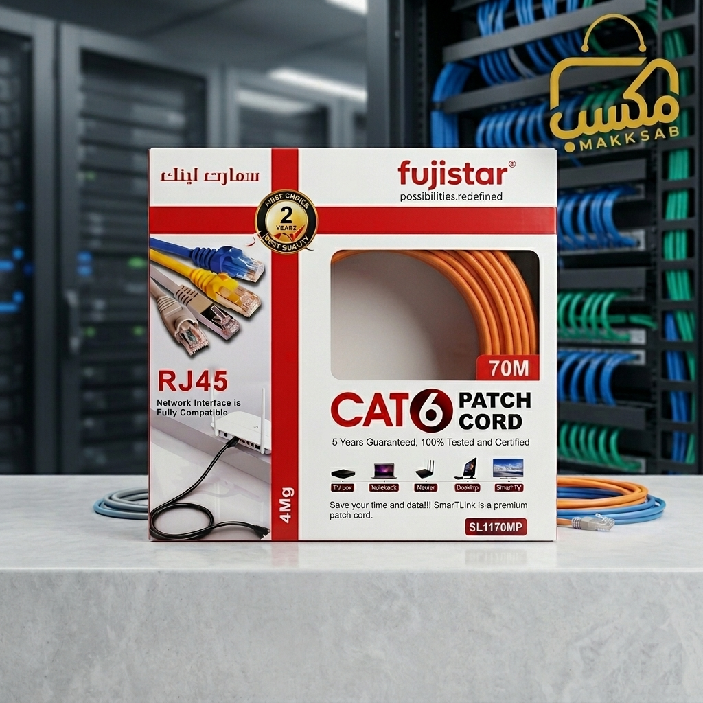 كابل شبكة CAT6 RJ45 بطول 70 متر – SmarTLink  SL1170MP